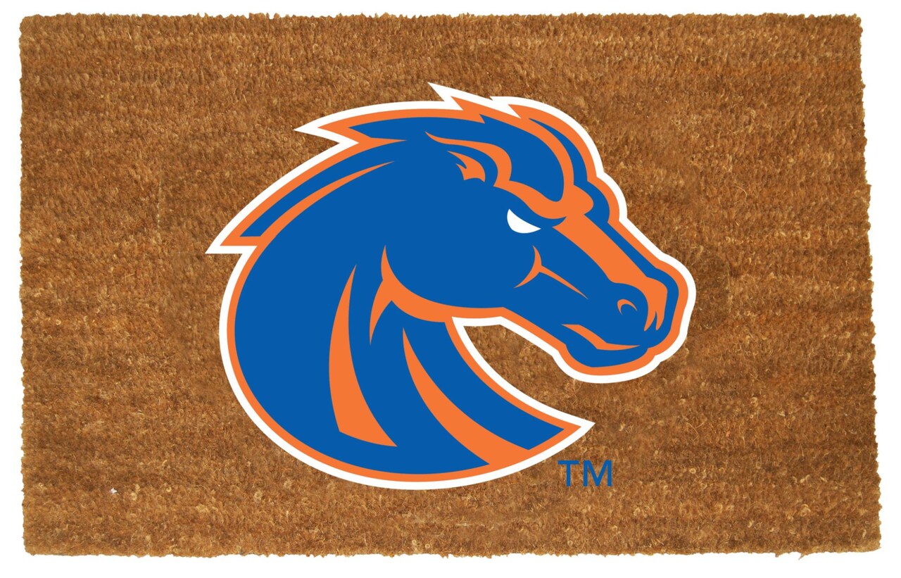 The Memory Company NCAA Boise State Broncos Logo Rectangular Coir Door Mat 29.5" x 19.5"